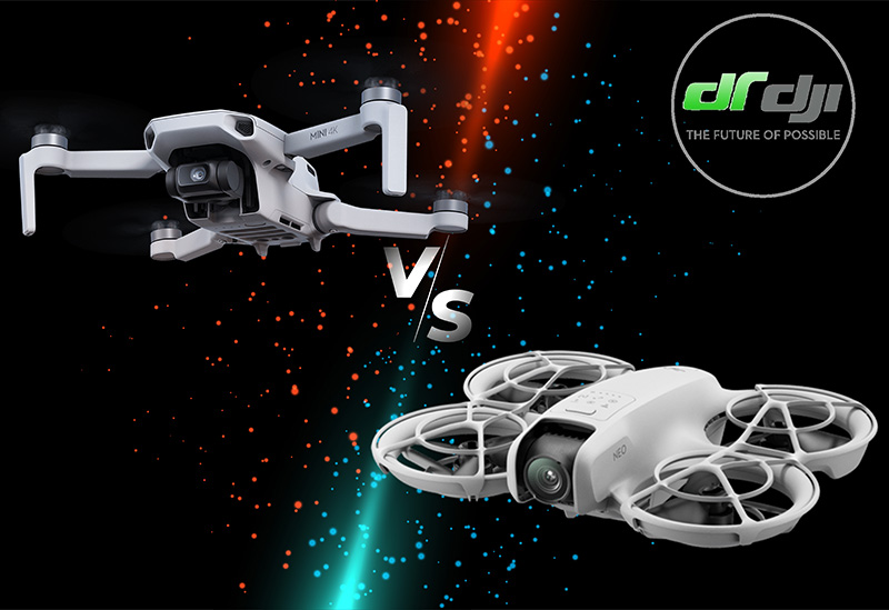 مقایسه مینی 2 اس ای و DJI Neo - drdji