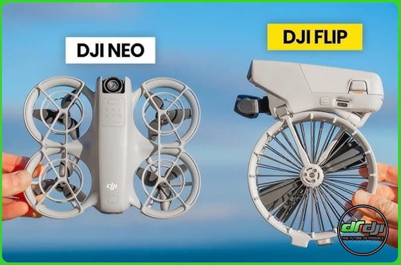 مقایسه دوربین dji neo و dji flip