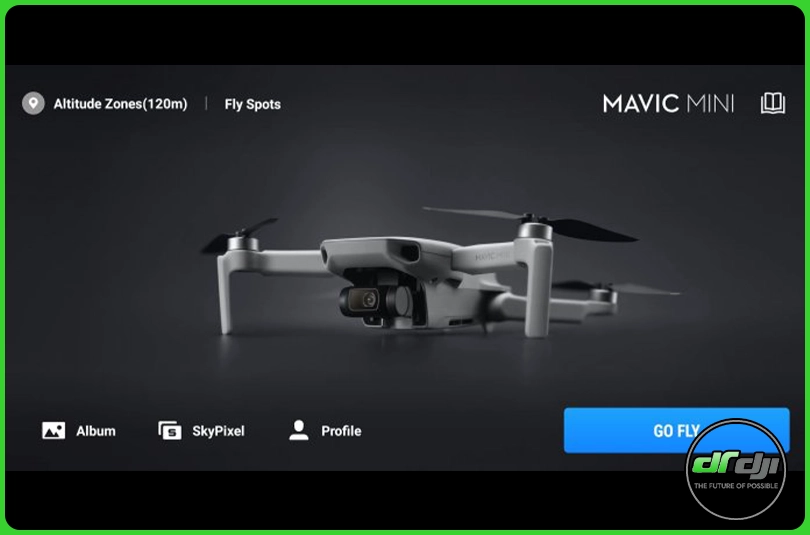 صفحه نرم افزار Dji Fly