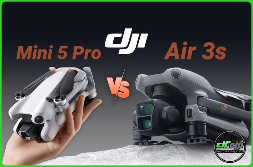 مقایسه مویک مینی 5 پرو با DJI Mavic Air 3S