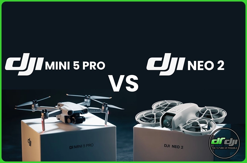 مقایسه مویک مینی 5 پرو با DJI Neo