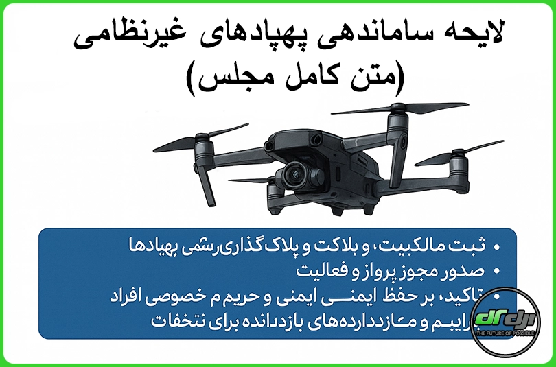 لایحه ساماندهی پهپادهای غیرنظامی