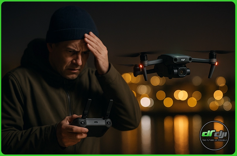 اشتباهات رایج کاربران در عکاسی شبانه با DJI