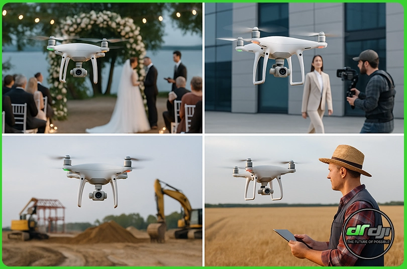 درآمدزایی با هلی‌شات در زمینه‌های مختلف