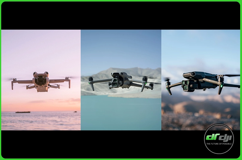 مقایسه سنسور دوگانه Mavic Air 3S