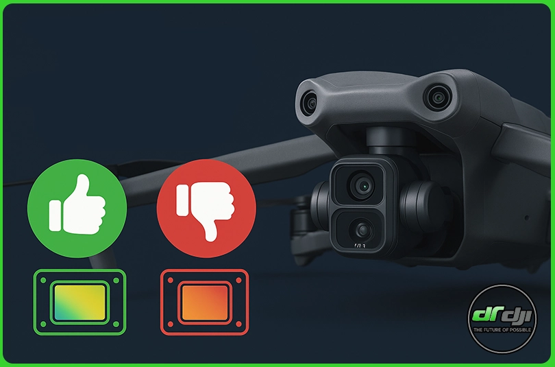 نقاط قوت و ضعف سنسور دوگانه در مویک ایر 3 اس