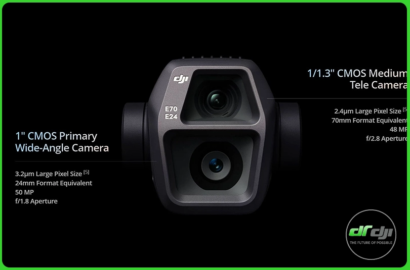 مشخصات فنی سنسورهای Mavic Air 3S