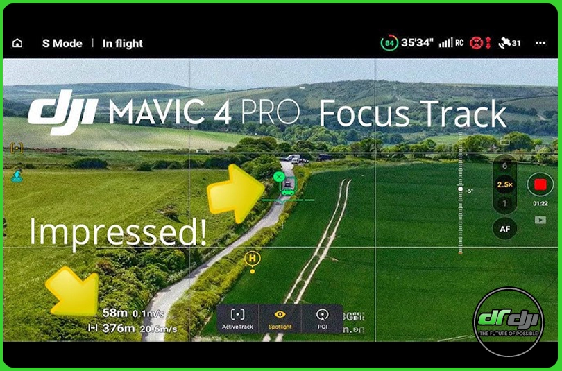 تشخیص سوژه در مویک 4 پرو