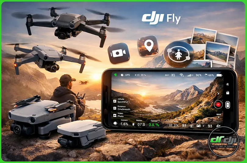آموزش نرم افزار DJI fly