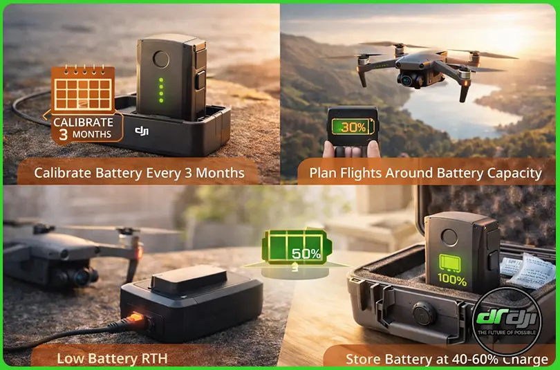 مراقبت از باتری پهپاد DJI