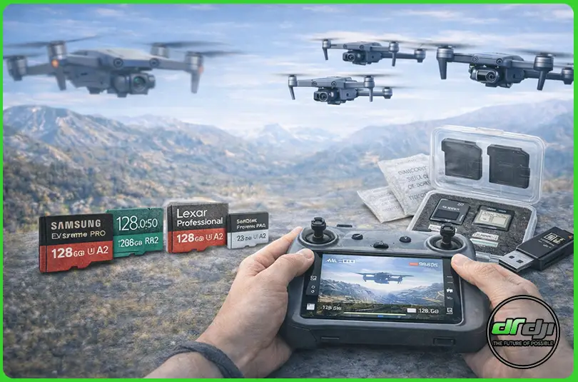 بهترین microSD برای هلی شات DJIباقابلیت ضبط ویدئوهای 4k