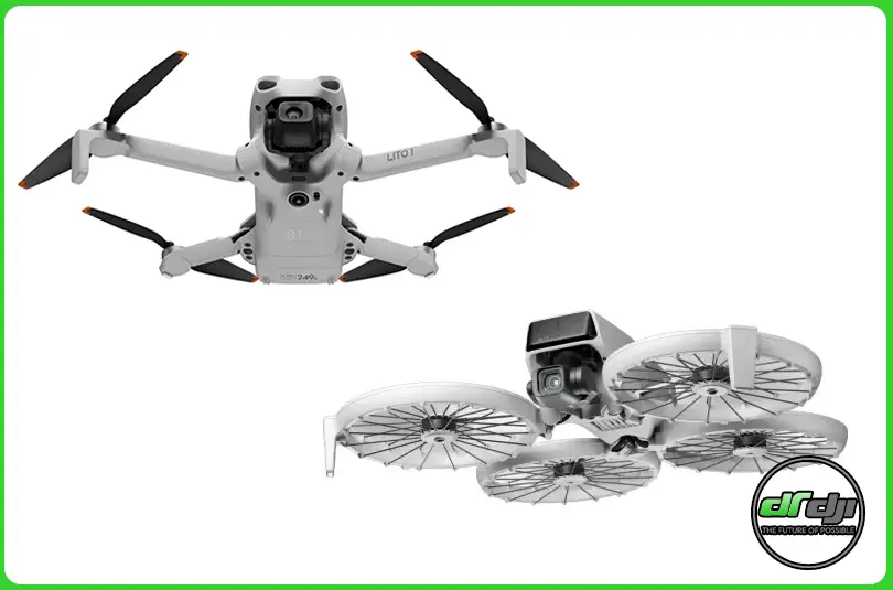  مقایسه dji lito با dji flip