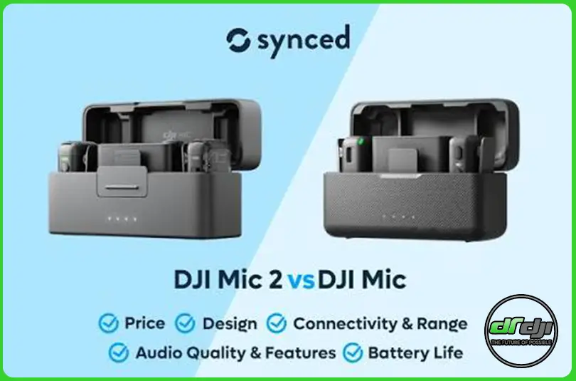  مقایسه‌ DJI Mic و DJI Mic 2