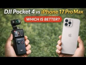 مقایسه کامل Osmo Pocket 4 با iPhone 17 Pro Max